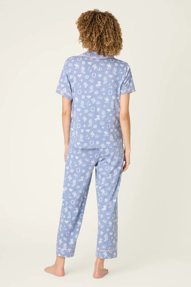 WHIMSY LONE STAR LOVE CROPPED PJ SET