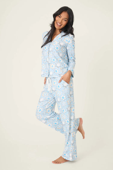 YOU HAD ME AT SHALOM COOKIE PRINT PJ SET
