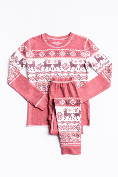 RETRO FAIRISLE KIDS 2 PIECE PJ SET