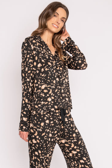 BLACK CHEETAH PJ SET