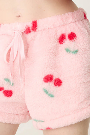 CHERRY COZY SHORTS