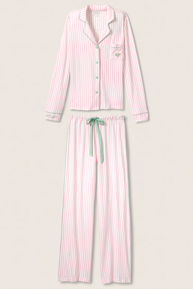 HAPPIEST ON THE COURT PJ SET W/ EYEMASK