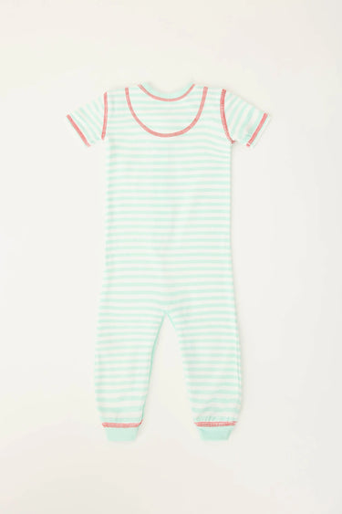 ADRIAN VALENCIA X PJS STRIPED BABY ROMPER