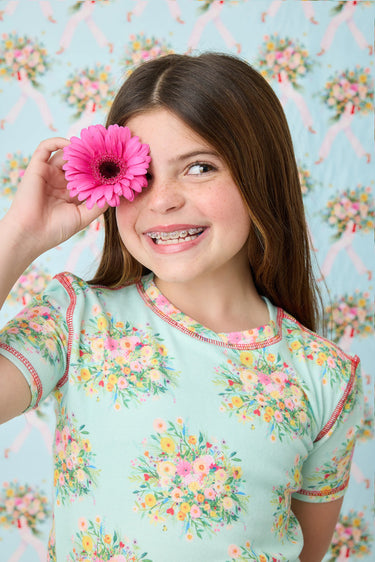 ADRIAN VALENCIA X PJS FLORAL KIDS PJ SET