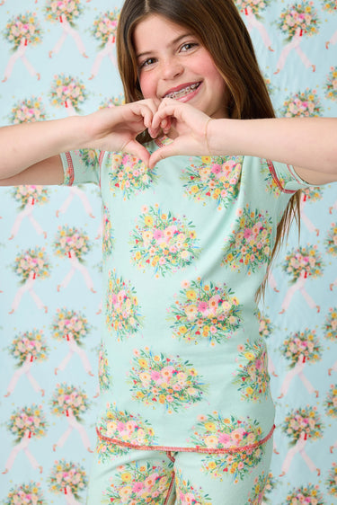 ADRIAN VALENCIA X PJS FLORAL KIDS PJ SET
