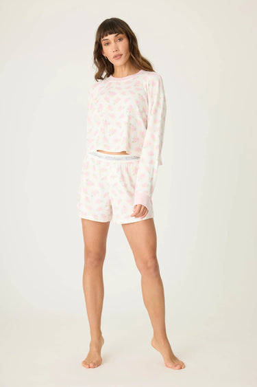 BOYFRIEND BOXER DITSY FLORAL SHORTS SET