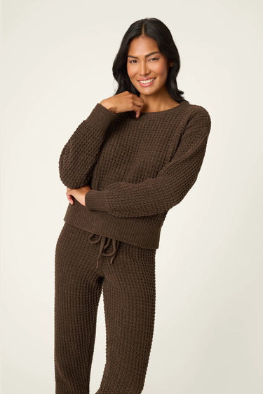 CHENILLE WAFFLE LOUNGE SET