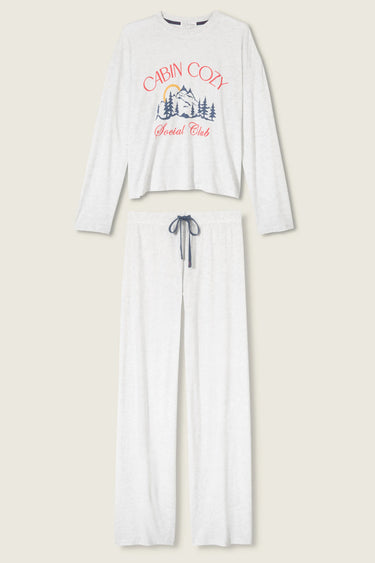 CABIN COZY LONG SLEEVE LOUNGE SET