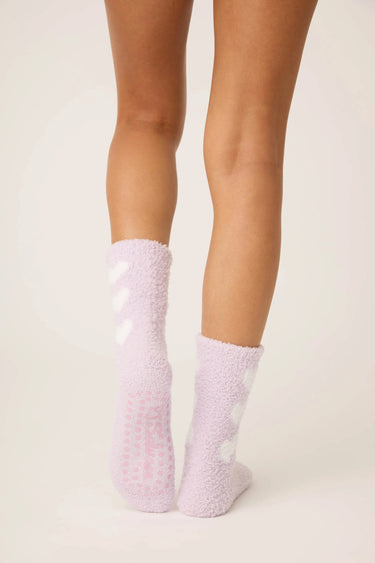 LUCKY IN LOVE HEART SOCK