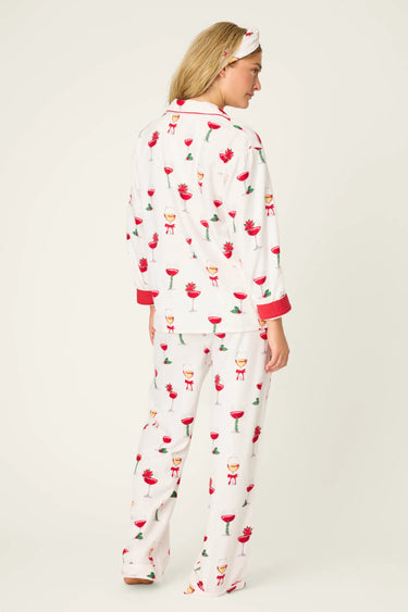 LET'S GET TOASTY 3-PIECE PRINT FLANNEL PJ SET