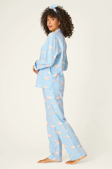 FIZZ THE SEASON 3-PIECE FLANNEL PJ SET