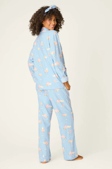 FIZZ THE SEASON 3-PIECE FLANNEL PJ SET