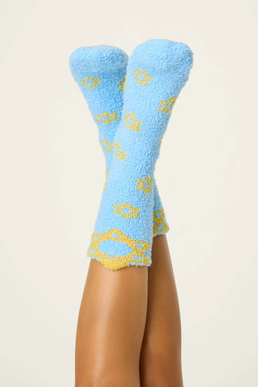 STAR OF DAVID PRINT CREW SOCKS