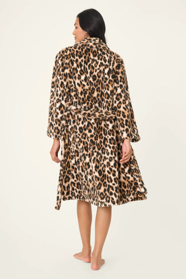 HOLIDAY DREAMS LEOPARD PRINT ROBE
