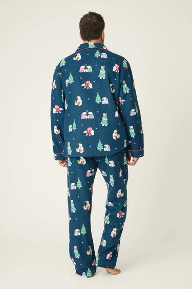 BEARLY AWAKE MENS FLANNEL PJ SET