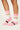 SKI JAMMIE CLASSICS PINK SANTA CREW SOCKS