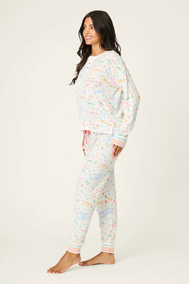 SKI JAMMIE CLASSICS FA LA LA PJ SET