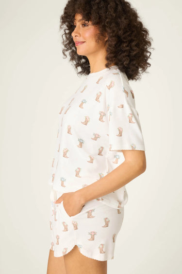 WESTERN BLOOMS BOOT BOUQUET PJ SET
