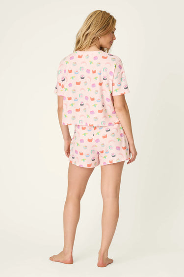 BOYFRIEND BOXER SUSHI BITES SHORT PJ SET
