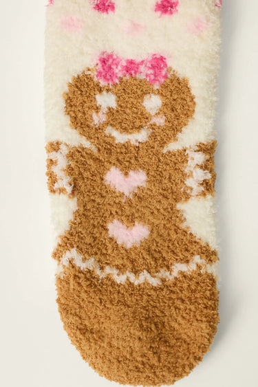 GINGERBREAD GIRL & POLKA DOT SOCKS