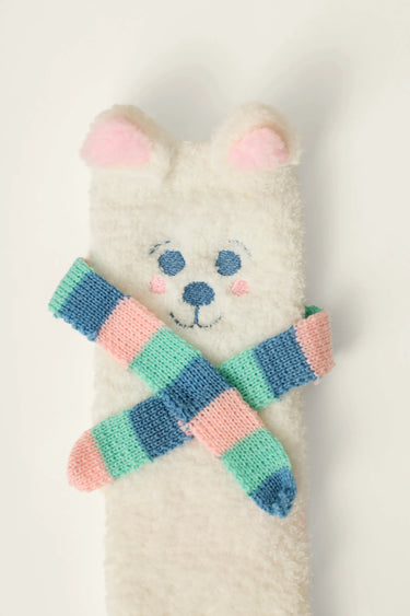 COZY POLAR BEAR SOCKS