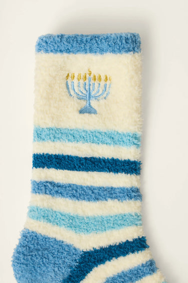 HANUKKAH MENORAH CREW SOCKS