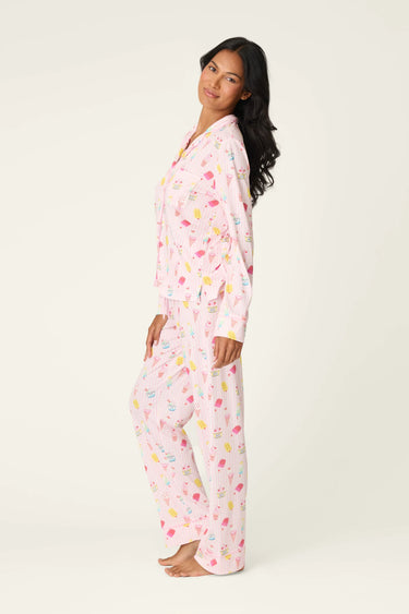 PLAYFUL PRINTS SUGAR RUSH LONG PJ SET