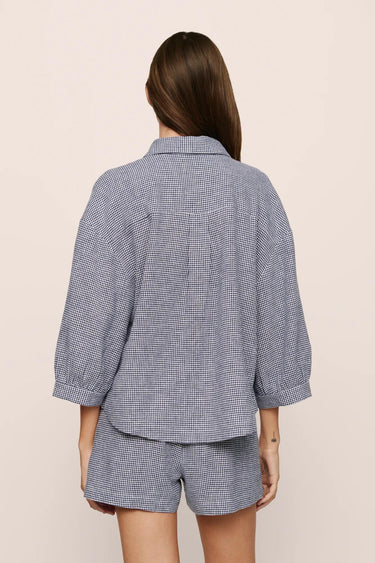 LINEN BLEND RELAXED SHORT