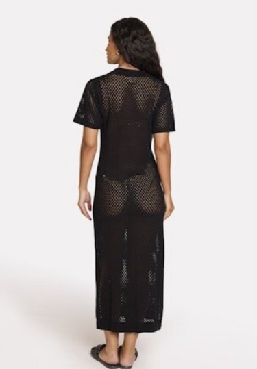 POINTELLE POLO MAXI DRESS