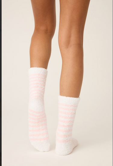 CUTE COZY FUZZY SNOWFLAKE SOCK