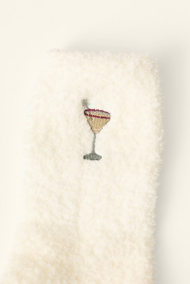 DIRTY MARTINI COZY CREW SOCKS