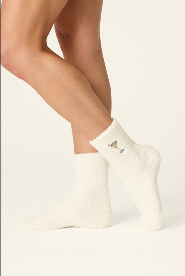 DIRTY MARTINI COZY CREW SOCKS