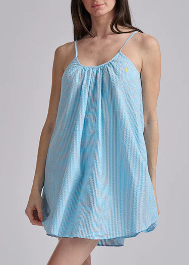SEERSUCKER SLIP DRESS