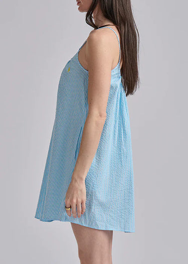 SEERSUCKER SLIP DRESS