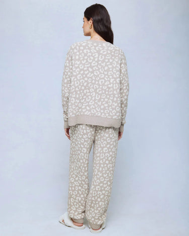 LEOPARD FUZZY PJ SET
