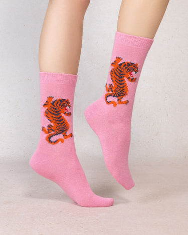 TIGER CASHMERE SOCKS