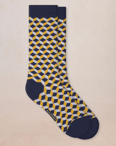 MEN'S COTTON CUBE SOCKS