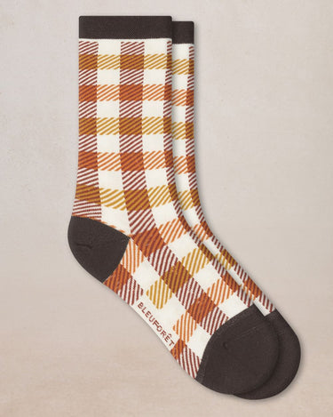CHECKERED COTTON SOCKS