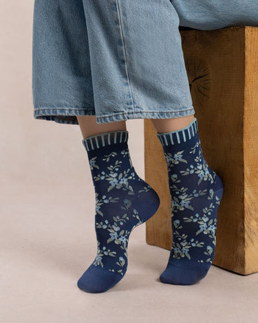 ADMIRAL LIBERTY PRINT SCOTTISH YARN ANKLE SOCKS