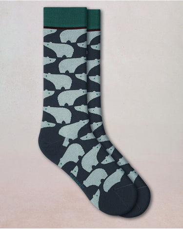 MEN'S BEAR PATTERN SOCKS
