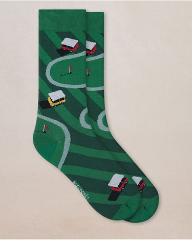 MEN’S COTTON GOLFING GREEN SOCKS