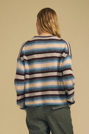 MAE CASHMERE STRIPE SWEATER