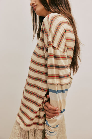 WE THE FREE NINA STRIPE LONG-SLEEVE TEE