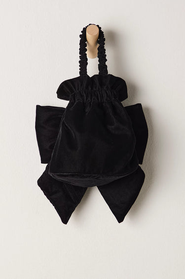 BELLE VELVET BOW BAG