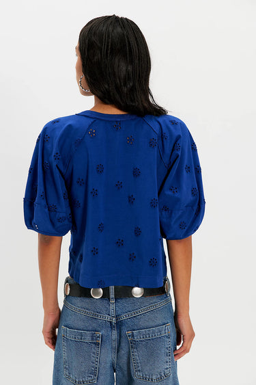 JESSIE EYELET TEE