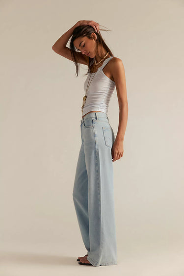 WE THE FREE STRIDE STRAIGHT 'N WIDE JEANS