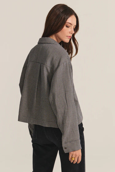 ADELINE HOUNDSTOOTH TOP