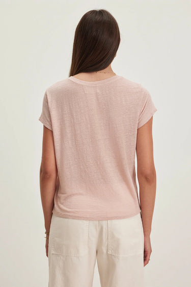 CASEY LINEN KNIT TEE
