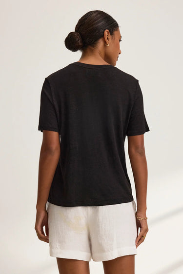 VELVET X CLEO WADE HERITAGE LINEN KNIT TEE