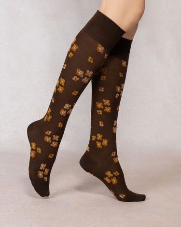 FLORAL KNEE HIGH SOCK